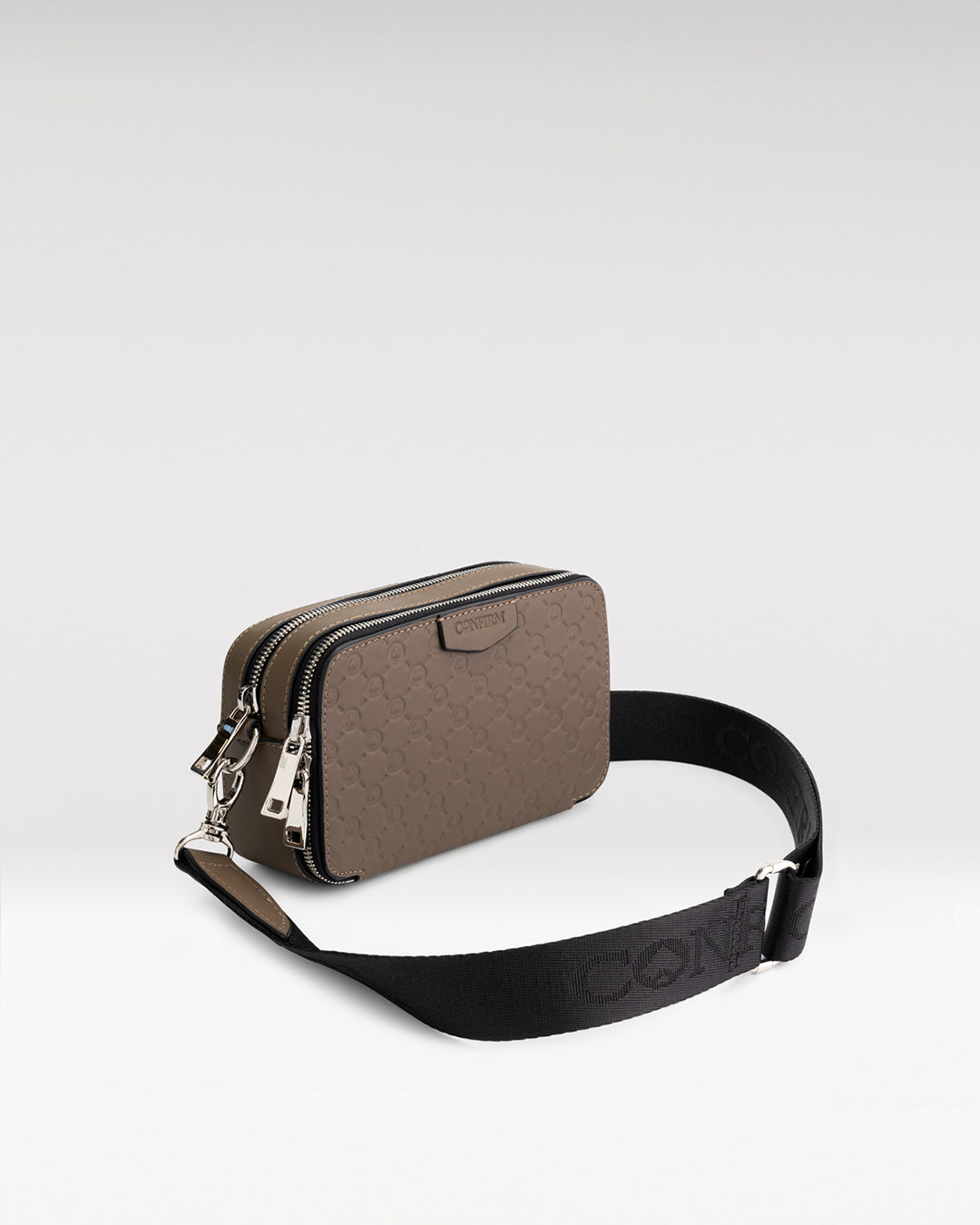 Mini pouch patterned | chocolate