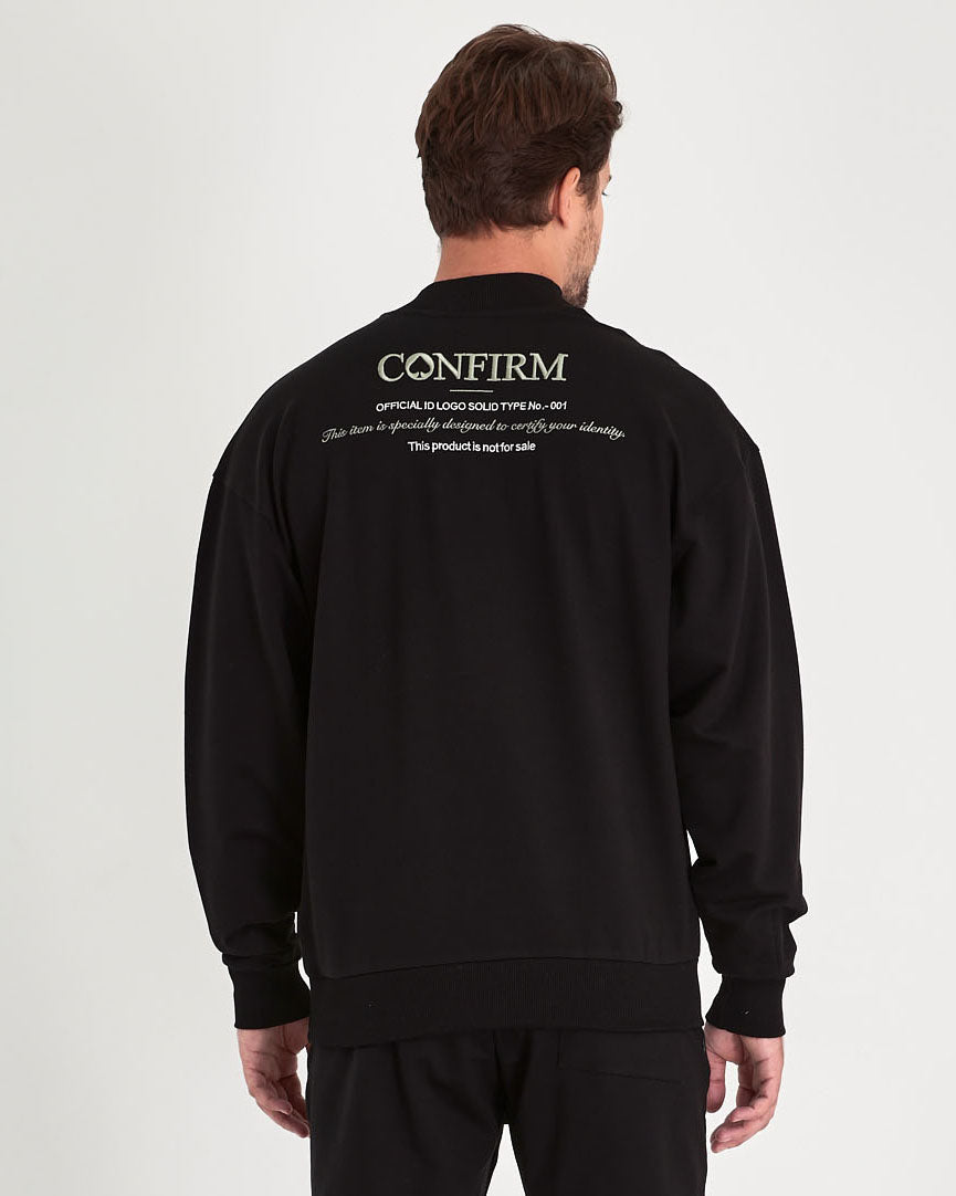 Soft solid Sweater oversized | black