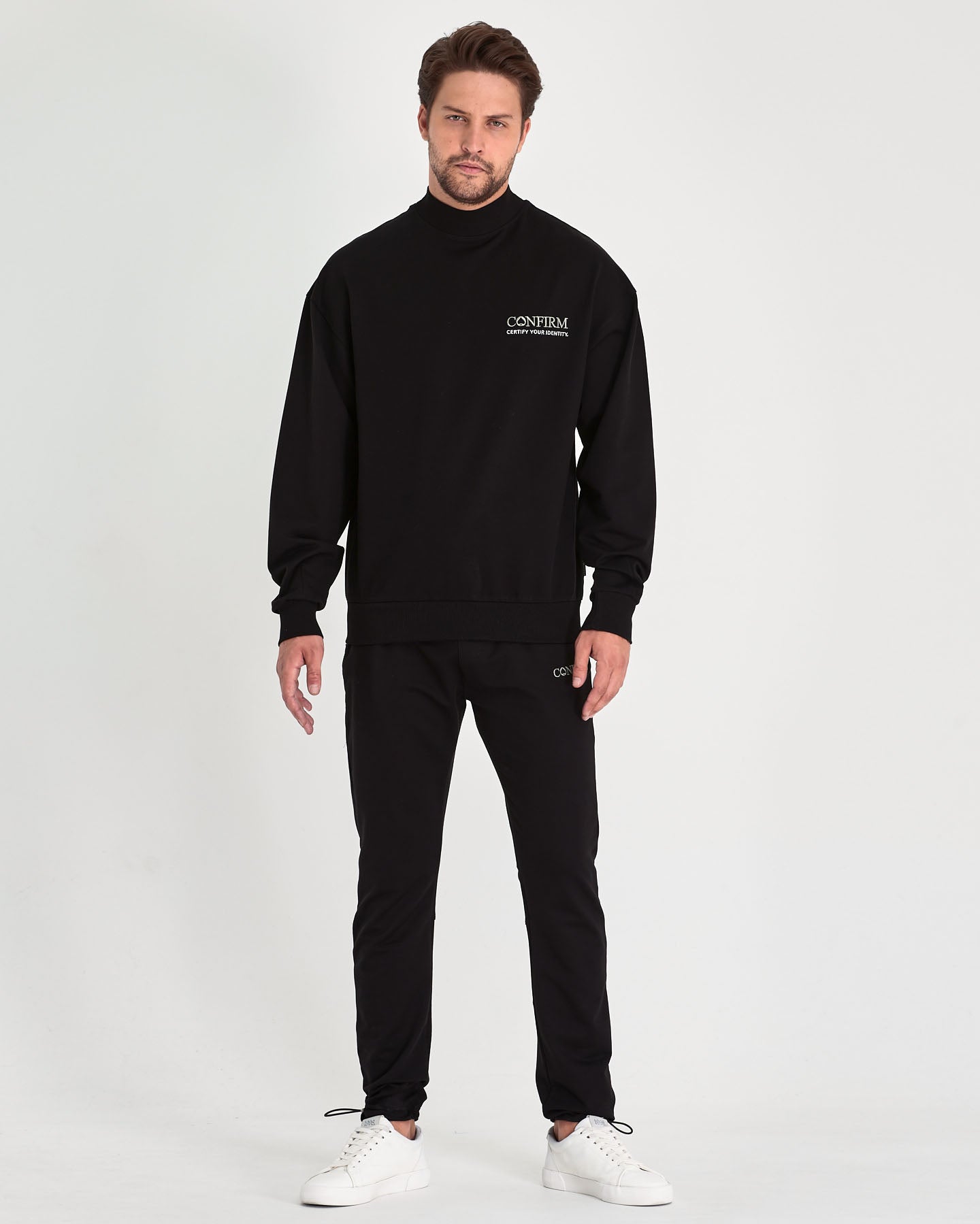 Soft solid Sweater oversized | black