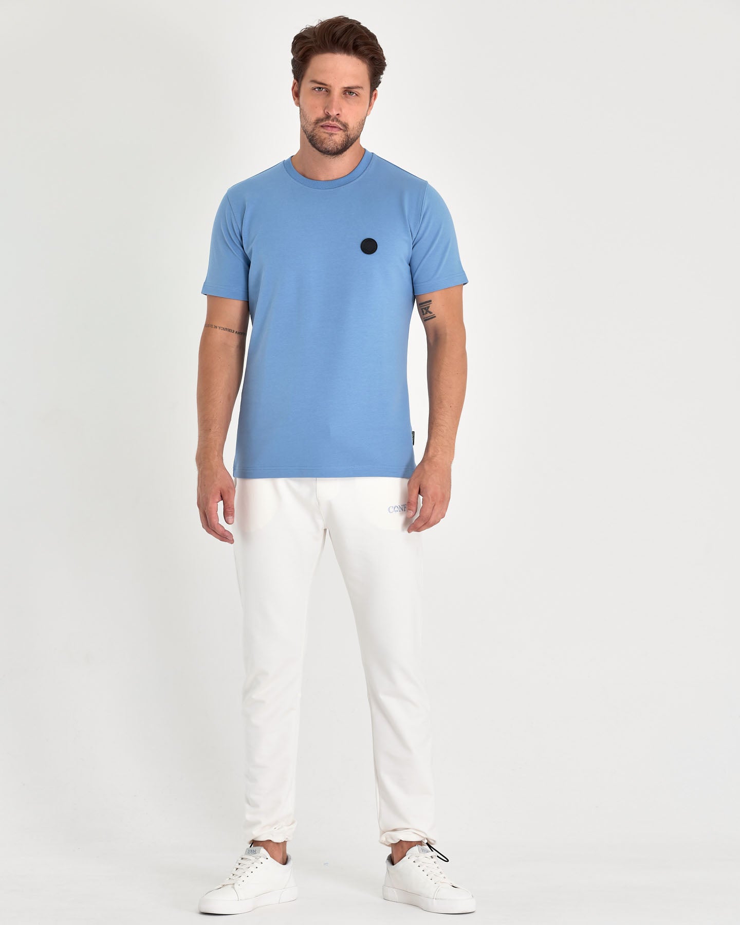 Soft solid T-shirt fitted | dusk blue
