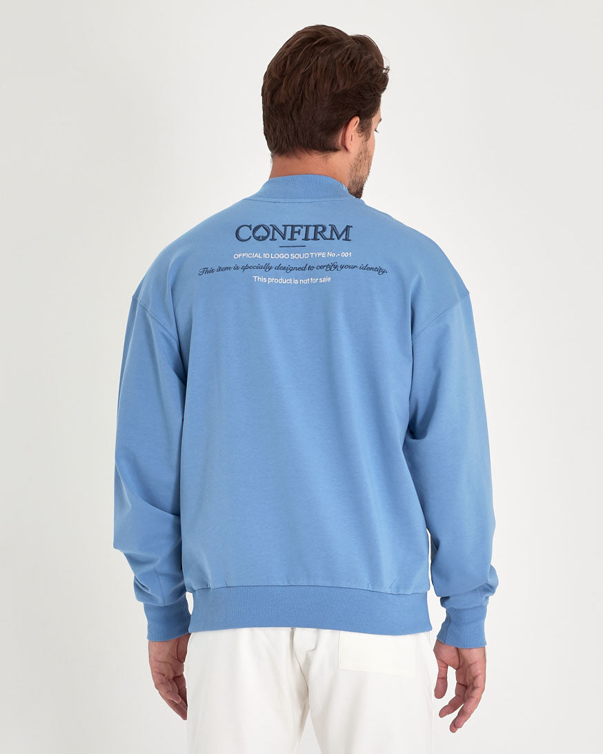 Soft solid Sweater oversized | dusk blue