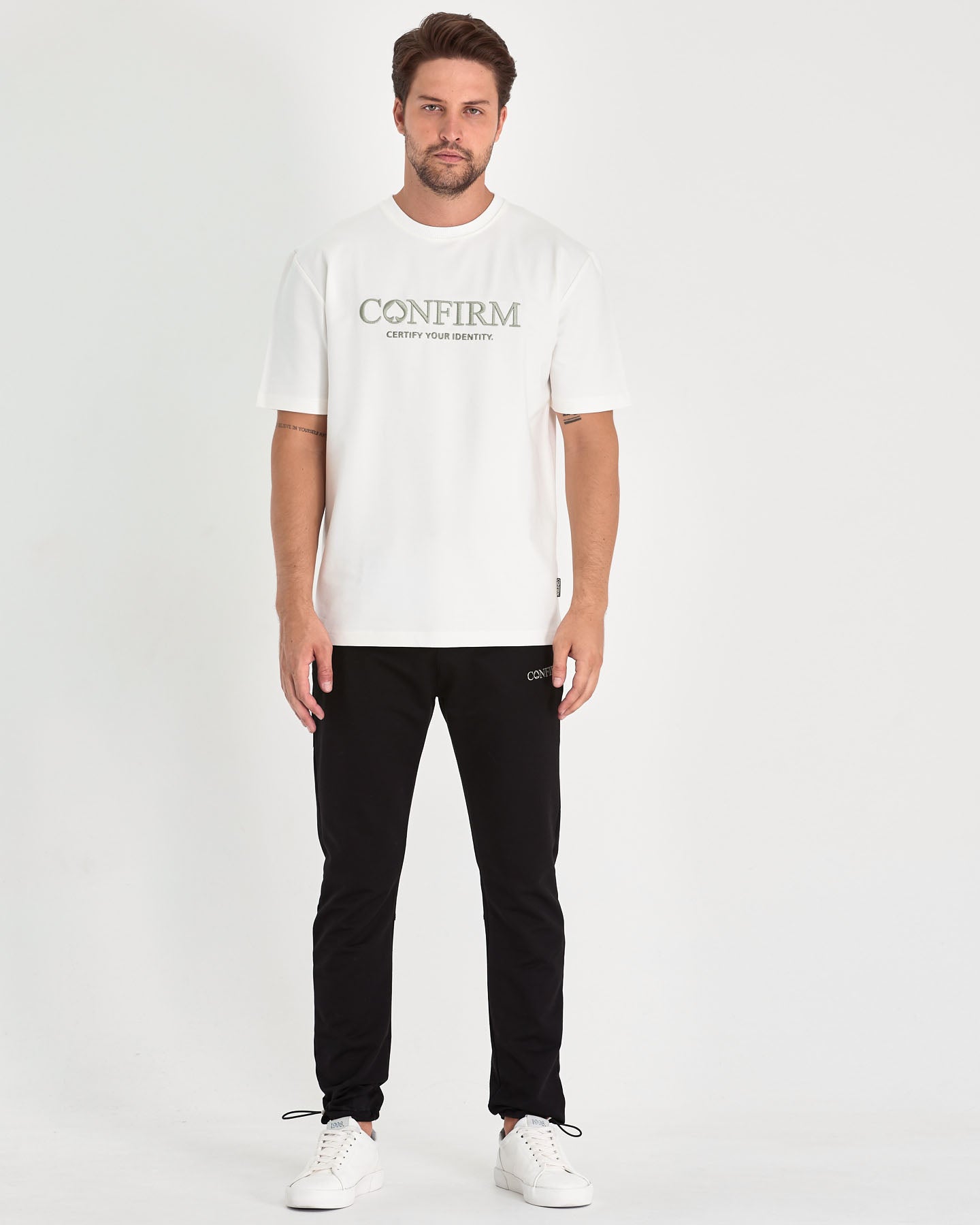 Soft solid T-shirt oversized | marshmallow