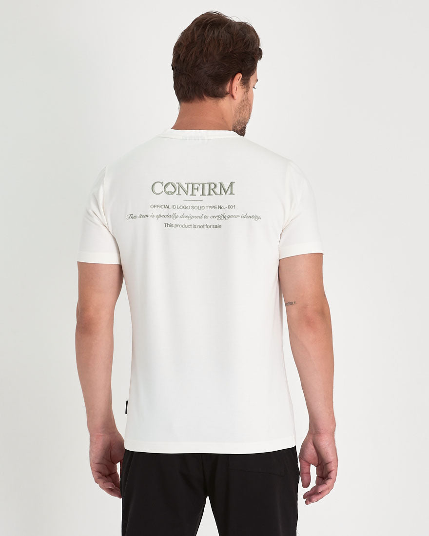 Soft solid T-shirt fitted | marshmallow