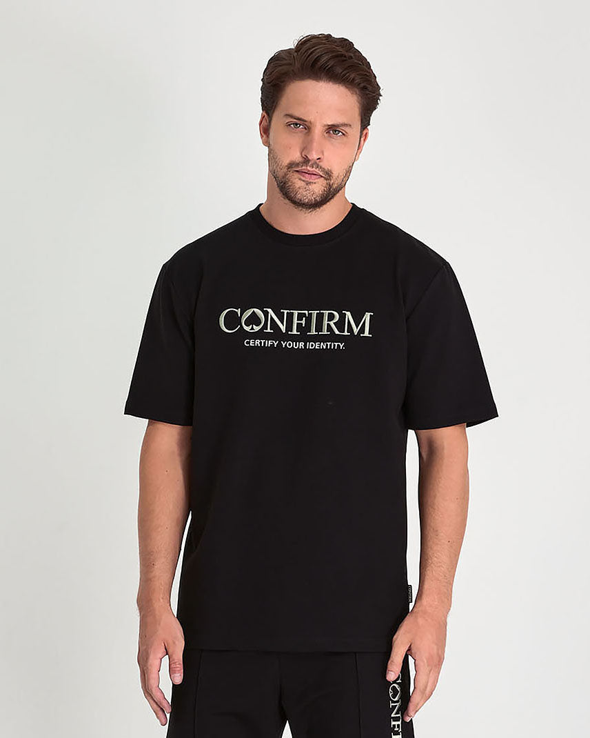 Soft solid T-shirt oversized | black