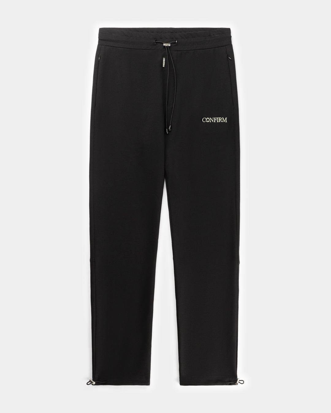 Soft solid track pants | black