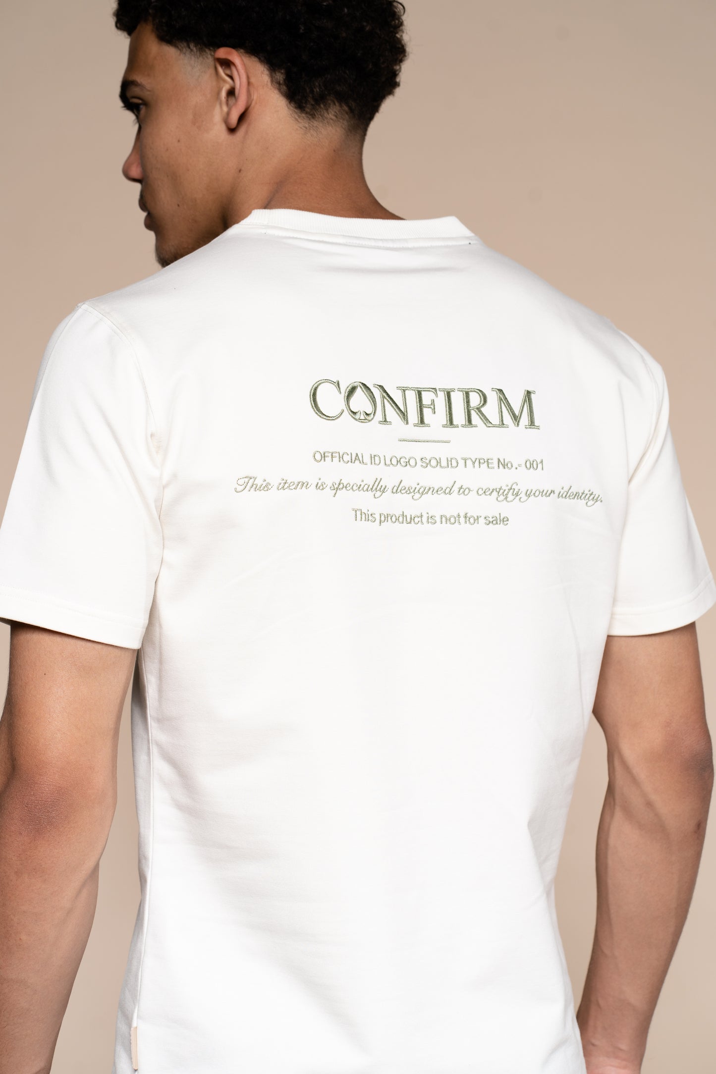 Soft solid T-shirt fitted | marshmallow