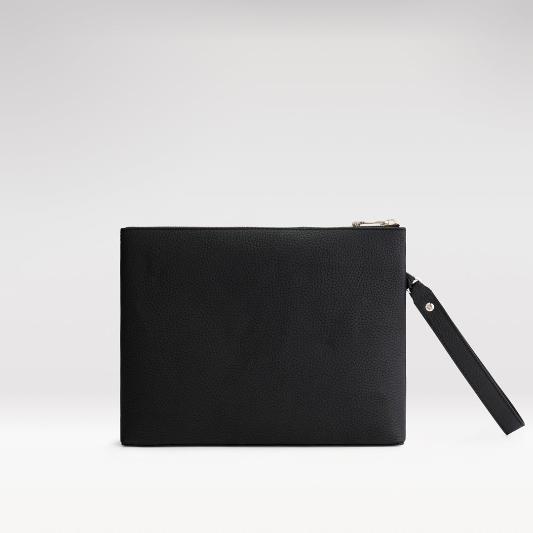 Jetset clutch Soft solid - monaco | black
