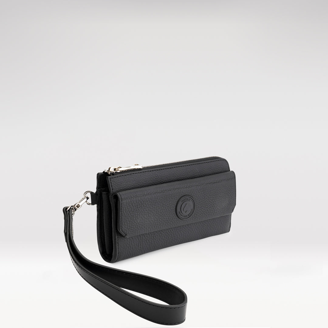 Wallet clutch Soft solid - monaco | black