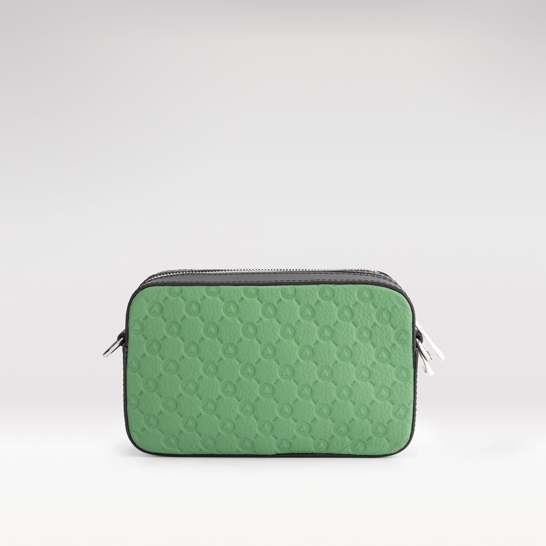 Mini pouch patterned | green