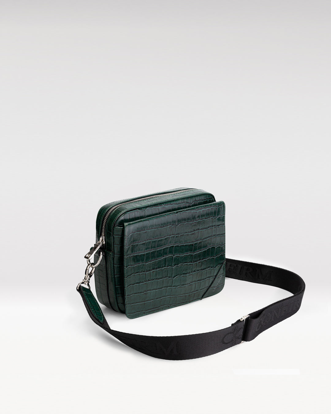 Shoulder bag croco | green