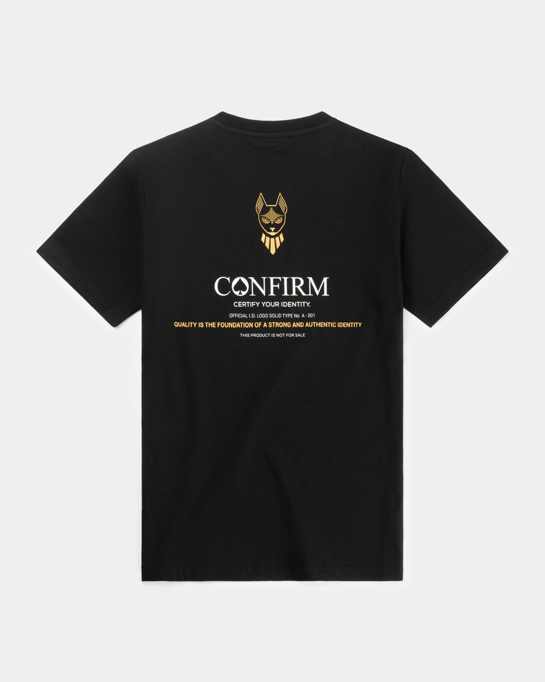 Confirm X The Cat T-shirt | black