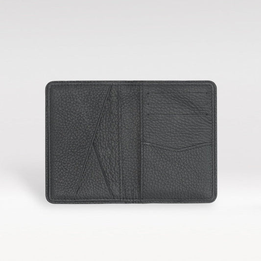 Confirm Card Holder in zwart (Pure Pebble), 100% leer
