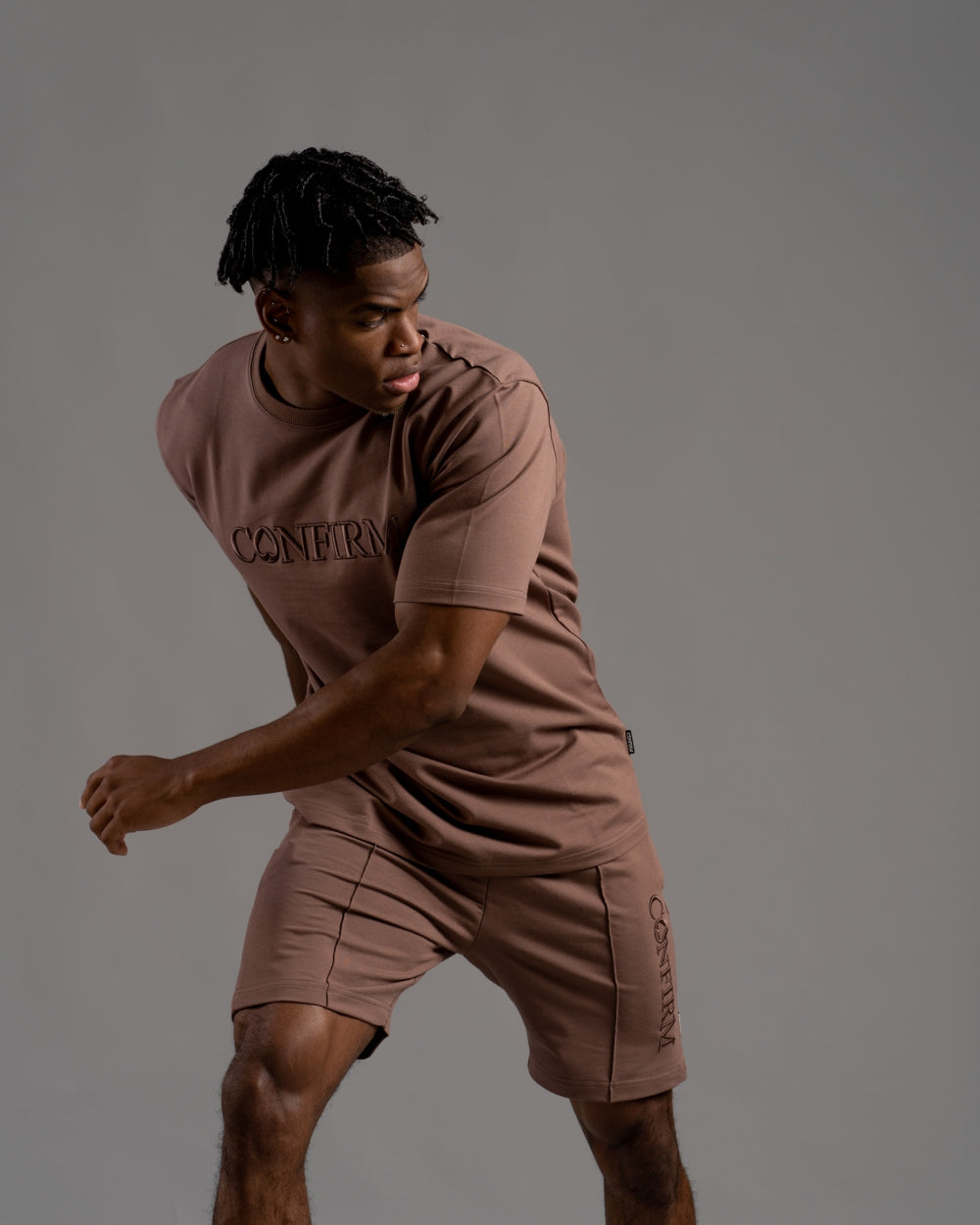 Soft Solid T-shirt TST | brown