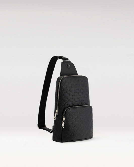 Single bag patterned | black