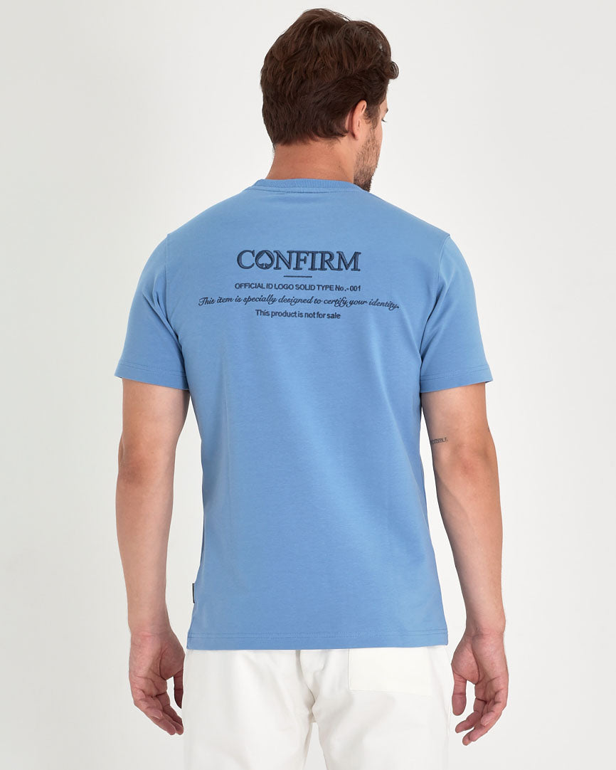 Soft solid T-shirt fitted | dusk blue