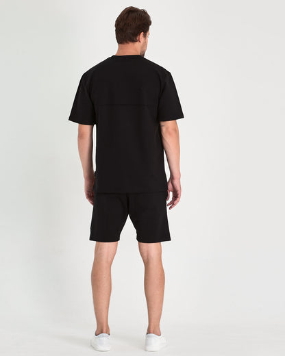 Soft solid T-shirt oversized | black