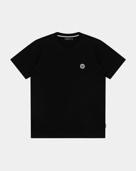 Confirm Signature heren T-shirt in zwart met slim fit en ronde hals