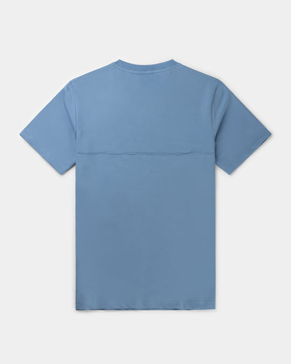 Soft solid T-shirt oversized | dusk blue