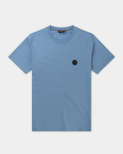 Soft solid T-shirt fitted | dusk blue