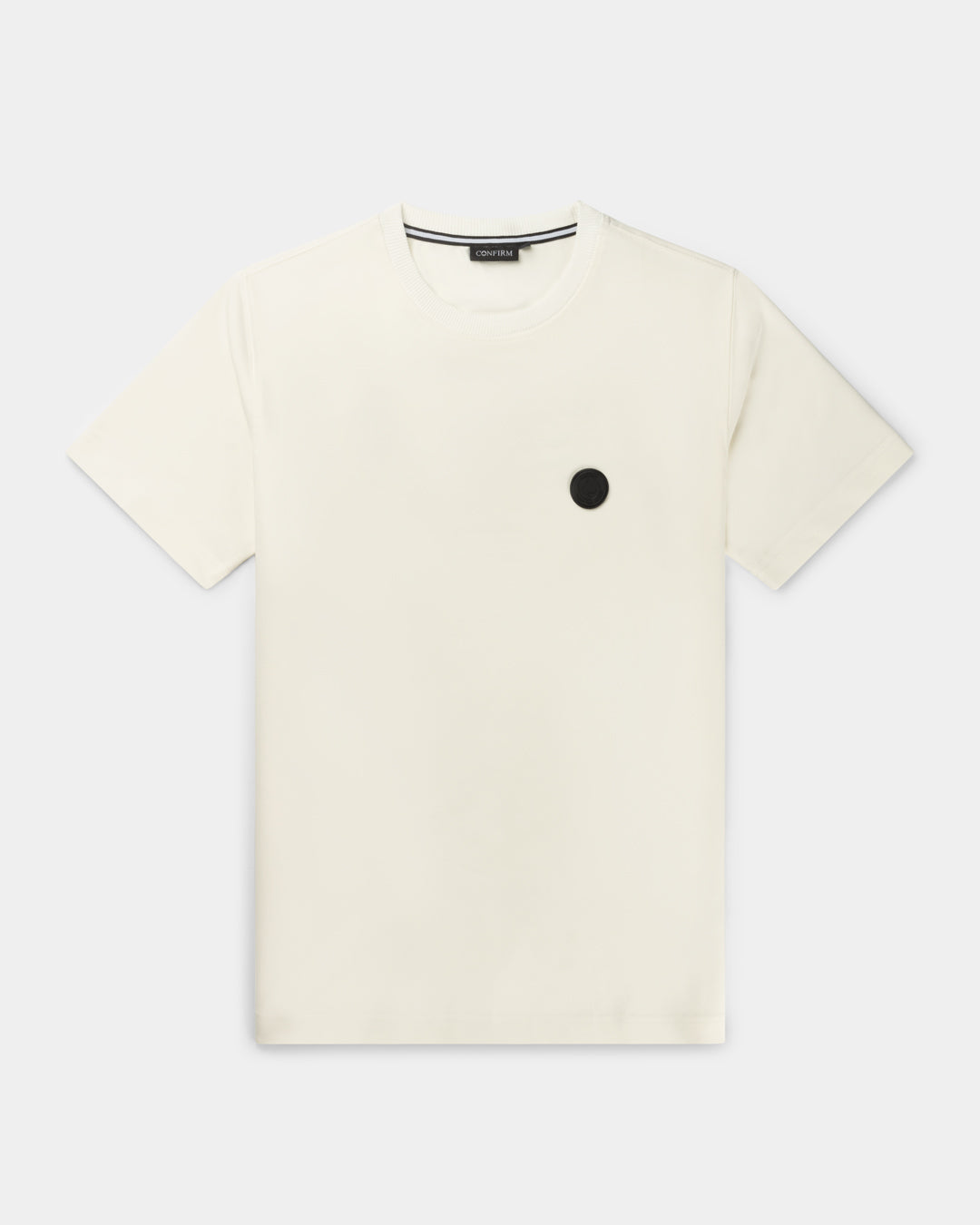 Soft solid T-shirt fitted | marshmallow