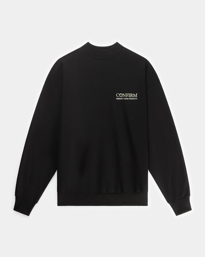 Soft solid Sweater oversized | black