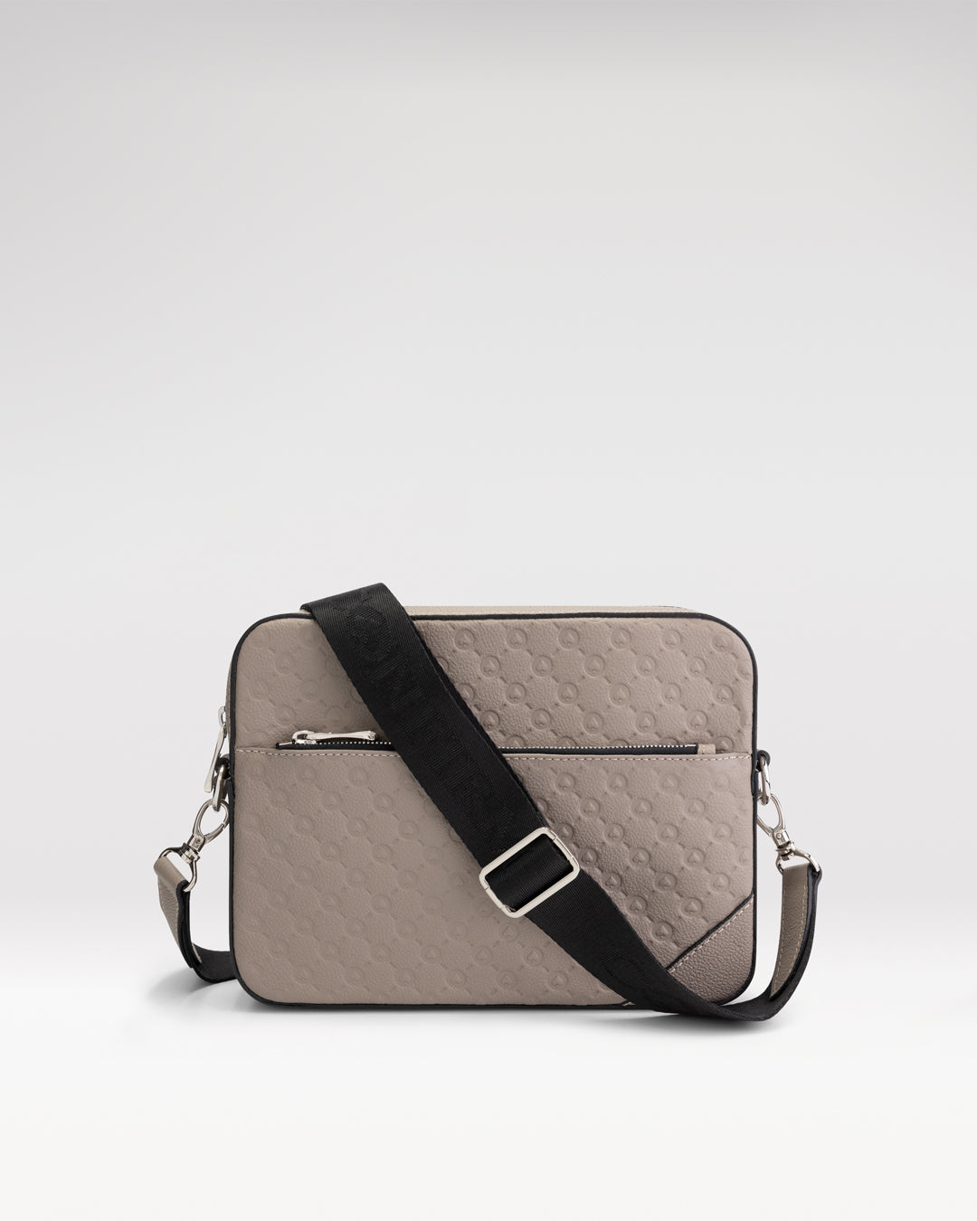 Schoudertas Duo patterned | taupe