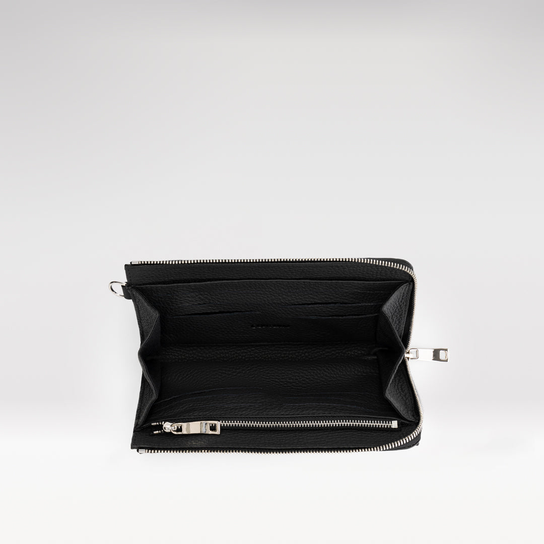 Wallet clutch Soft solid - monaco | black