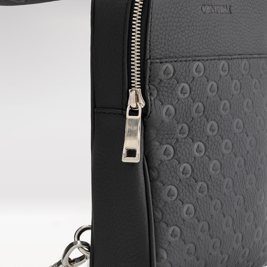 Sling bag patterned - monaco | black