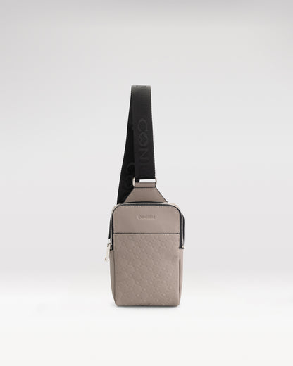Cross Body Sling bag patterned | taupe