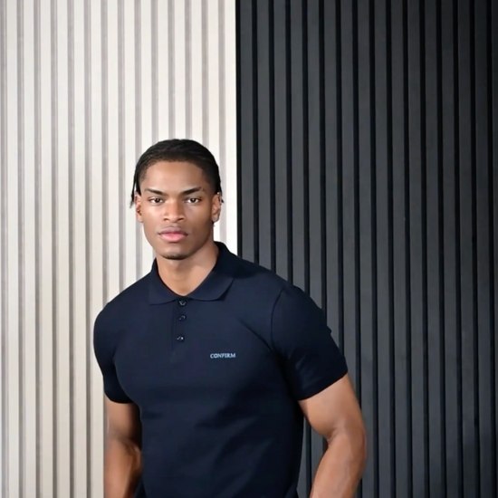 Slim fit heren polo top