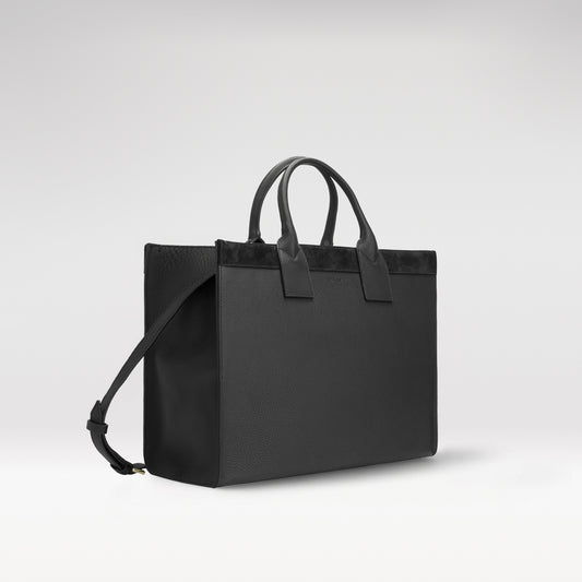 XL tote - monaco | black