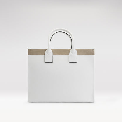 XL tote - monaco | white