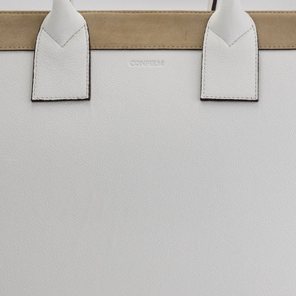 XL tote - monaco | white